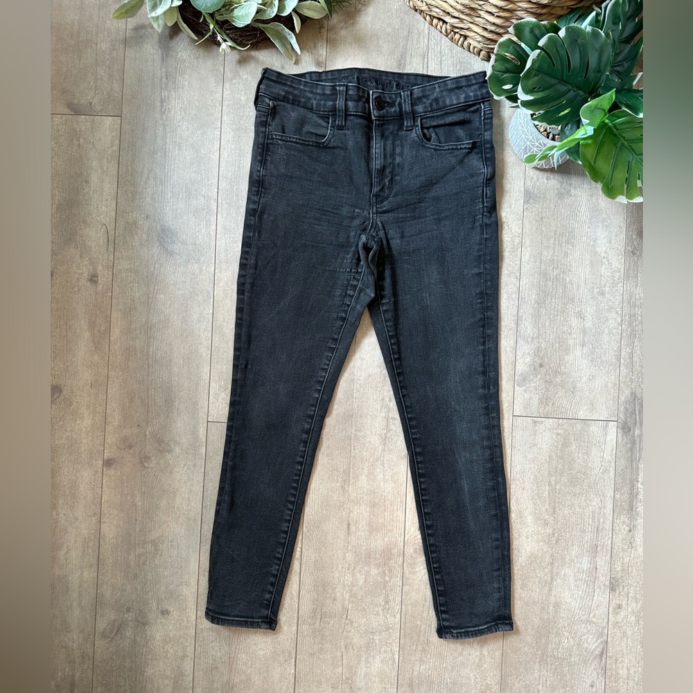 American Eagle Black Denim Jegging Stretch Jeans Women’s Size 6 Short
